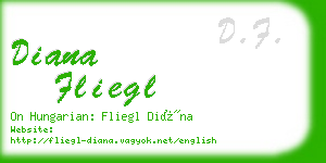 diana fliegl business card